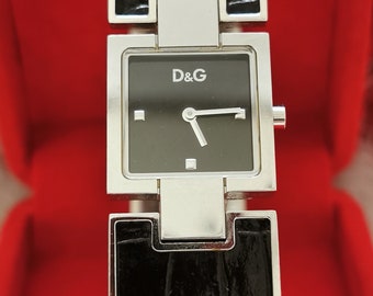 Vintage Dolcegabbana time Ladies Watch Quartz Japan Square Etsy