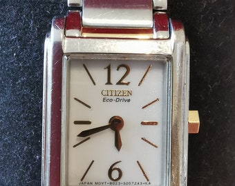 Citizen Eco-drive B023-S033802 Japan Solar Silver and Golden Tone Stanless  Steel - Etsy