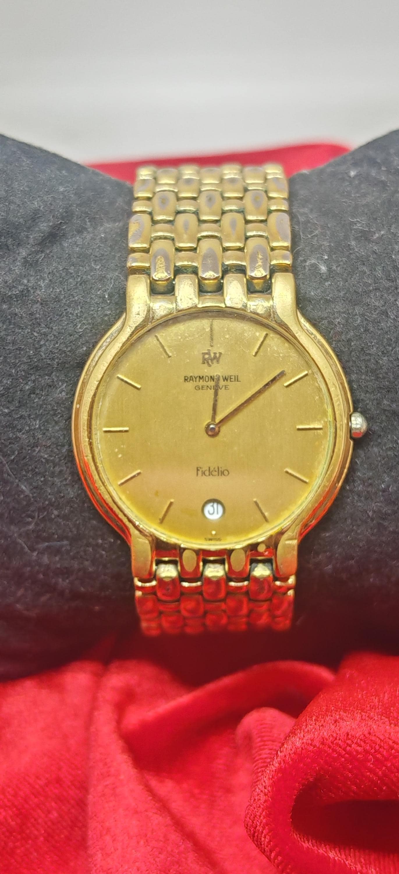 RAYMOND WEIL  Fidelio 腕時計 デイト ゴールド 18KGE Raymond Weil Geneve Fidelio Ladies Electroplated Watch Quartz w