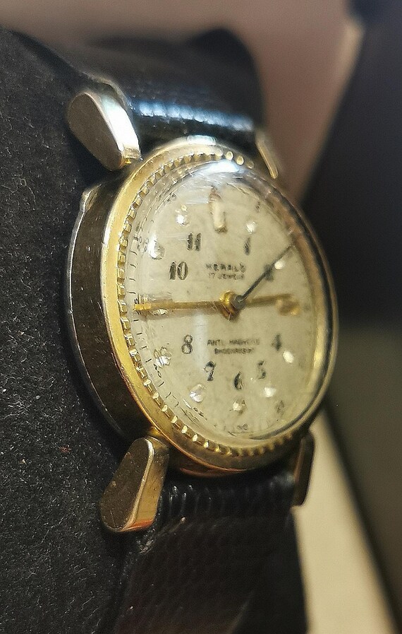 HERALD 14K 17石 アンティーク時計 スイス製 レディース ヴィンテージ、ヘラルド 17 石 レディース 機械式腕時計 スイス