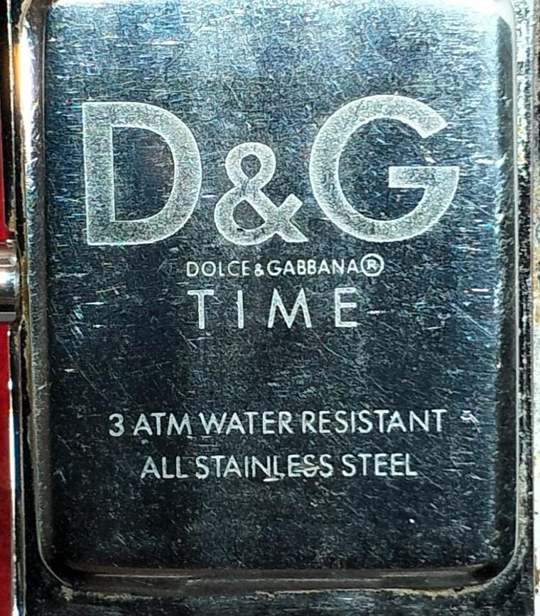 Dolce & Gabbana クォーツ レディース シルバー スワロフスキー Bracelet with DG logo and rhinestones in Silver for Women