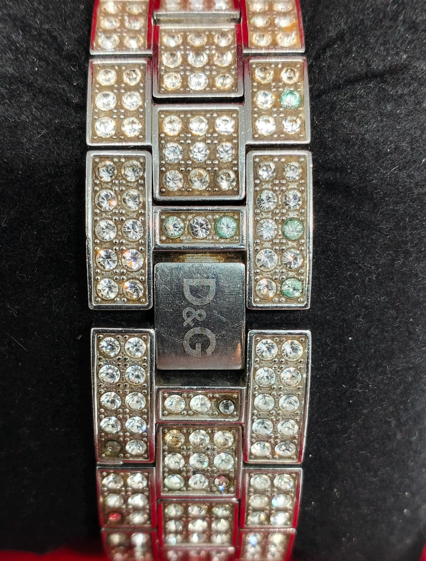 D&G TIME ダイヤモンド装飾 レディースウォッチ D&G Dolce Gabbana Time Swarovski Chic Ladies Watch Stainless