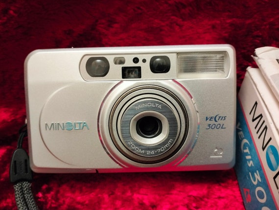 Appareil Photo Argentique Minolta Vectis 300 - Format 35mm Compact - Argenté - Occasion