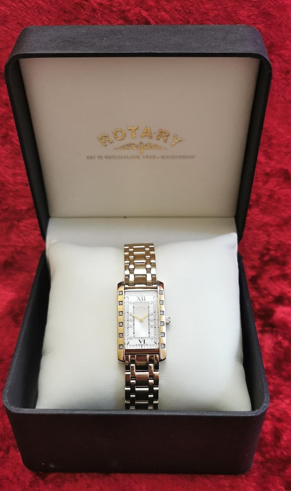 Rotary ladies 12 diamond set watch sales