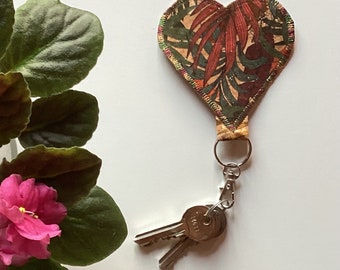 porte clefs en liège et mousqueton cadeau original fête des mères