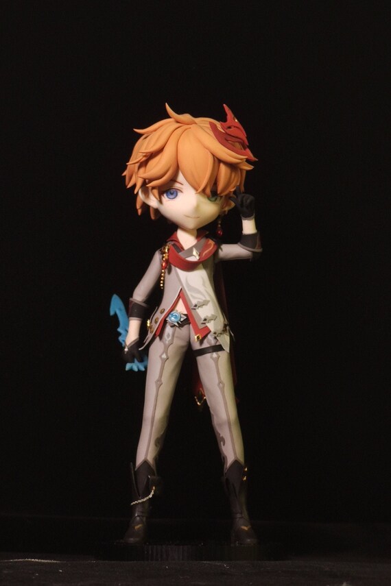 Commission Work Genshin Clay Figurine 100 Handmade Chibi Clay Etsy