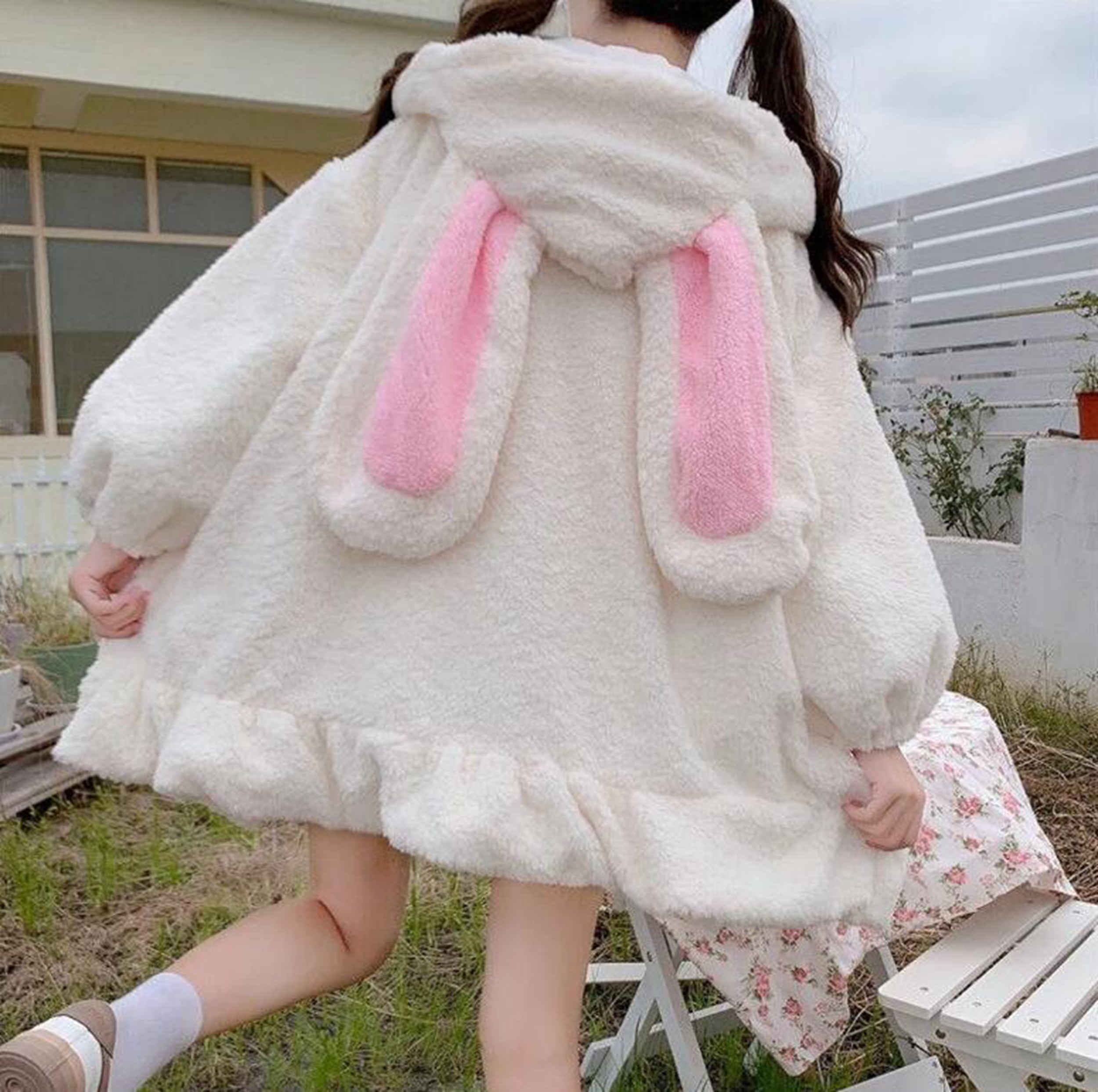 Bunny ears hoodie - Etsy Nederland