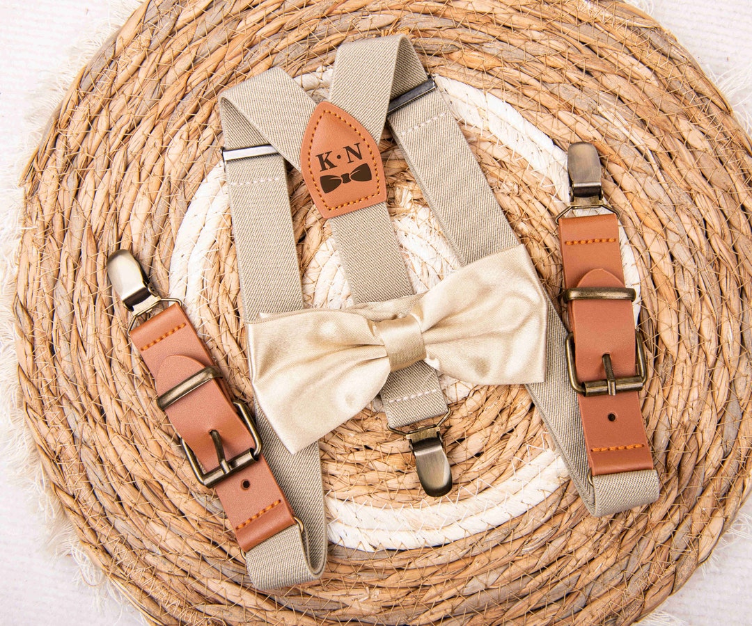Personalized Men Suspenders Custom Groomsmen Gifts Wedding Etsy