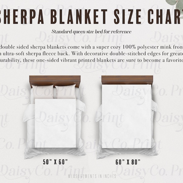 Sherpa Blanket Mockup Size Chart Sherpa Blanket Size Chart Throw Blanket Sizing Chart Sherpa Throw Blanket Mockup Chart Printify Blankets