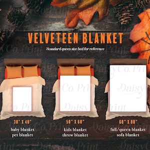 Halloween Velveteen Blanket Mockup Size Chart Minky Blanket Size Chart Blanket Sizing Chart Minky Blanket Mockup Size Chart Halloween Mockup