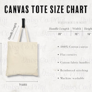 Cotton Canvas Tote Bag Size Chart Liberty Bags OAD113 Tote Bag Mockup Size Chart OAD113 Canvas Tote Bag Sizing Chart Printify Tote Bag Size