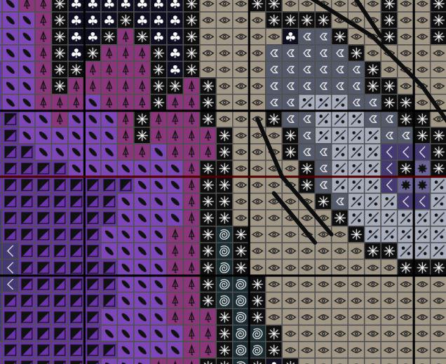 クロスステッチ　パターン8枚付き 怪獣8号クロスステッチパターン - 即時ダウンロード - 星奈 - アニメ