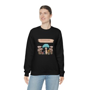 Anxiety Mushroom Design Sweatshirt: Embrace Comfort and Style with a Touch of Whimsicality
