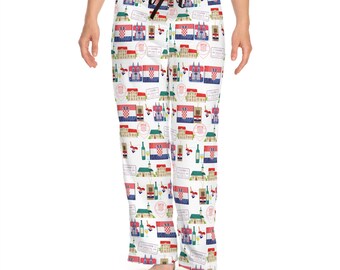 Pijama de mujer de diseño croata: tejido de punto jersey de poliéster