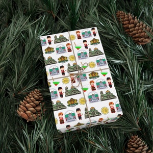 Bulgarian Gift Wrapping Paper, Love the Balkans, Cyrillic Alphabet, Perfect for all ocassions, Heritage, Eastern Europe