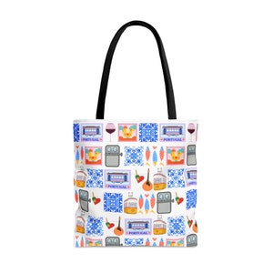 Portuguese Azulejo Tote Bag: Portugal Heritage Design