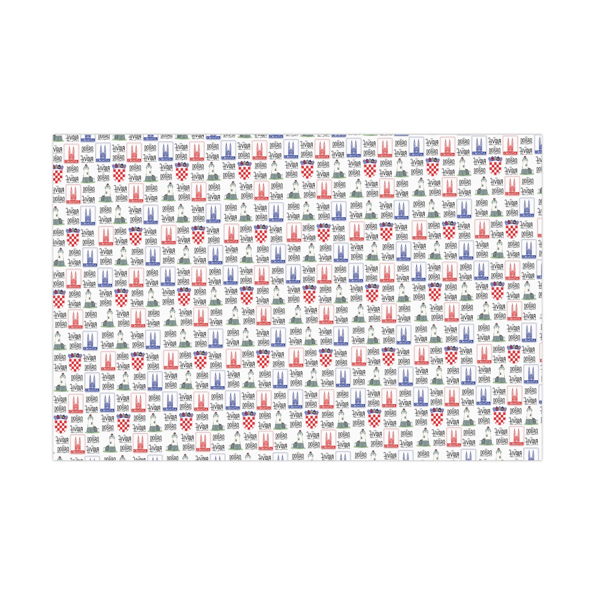 Simplicity Pattern Wrapping Paper Croatian Wrapping Paper: Simplicity With a Touch of Elegance and ...