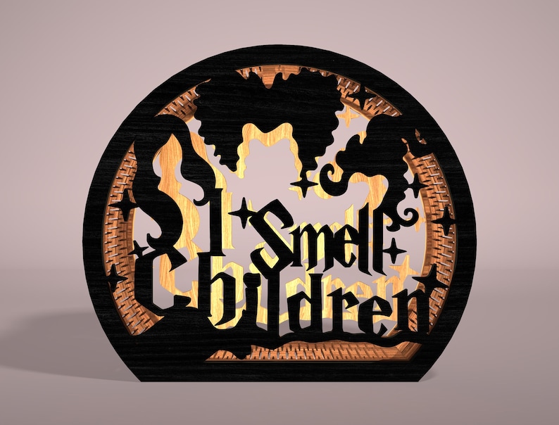 Hocus Pocus SVG Bundle, Halloween Witch Laser Cut File, Layered Sign ...