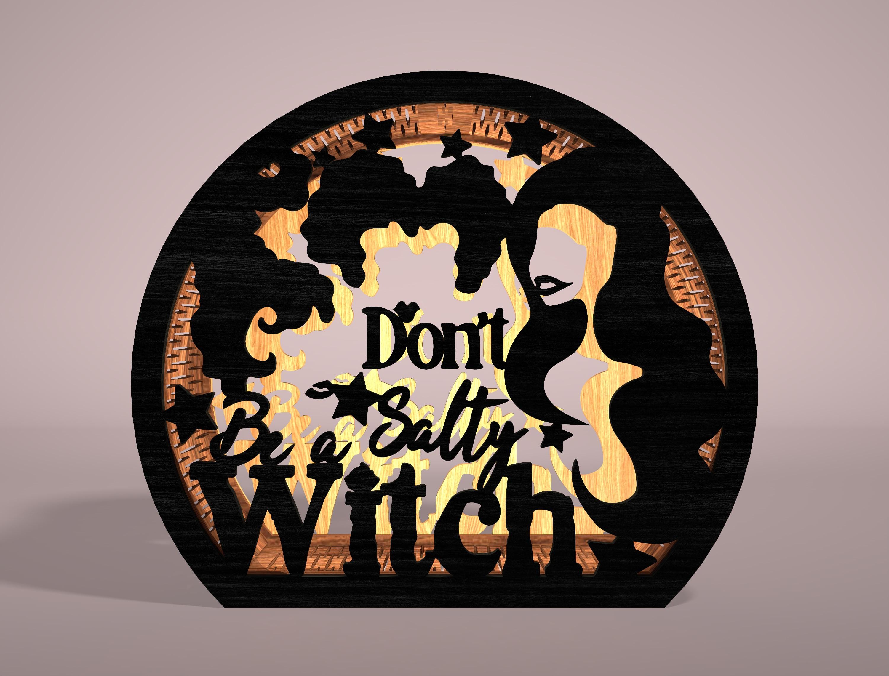 Hocus Pocus SVG Bundle, Halloween Witch Laser Cut File, Layered Sign ...