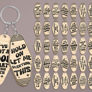 Sarcastic Motel Keychain SVG Bundle, Sarcastic motel keychain svg, Adult humor svg, Funny vintage keychain svg, Sarcastic Bundle svg