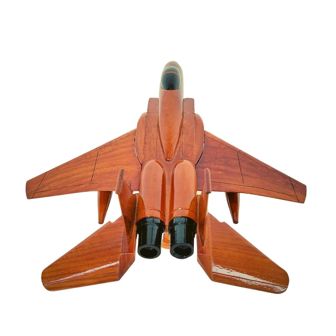 F15 Eagle Wood Model Handcrafted Wood Model Military Etsy
