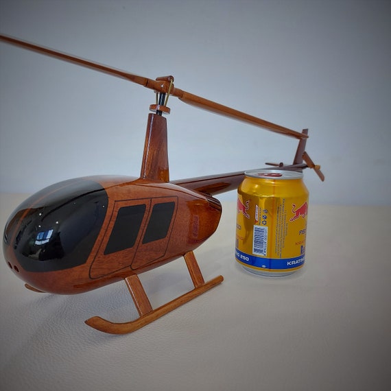 Robinson R44 Helicopter Wooden Model Helicopter Handcrafted Replica Model Memorabilia Add to Your Collection Etsy UK