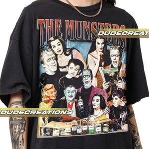 90s Munsters Tee - Etsy