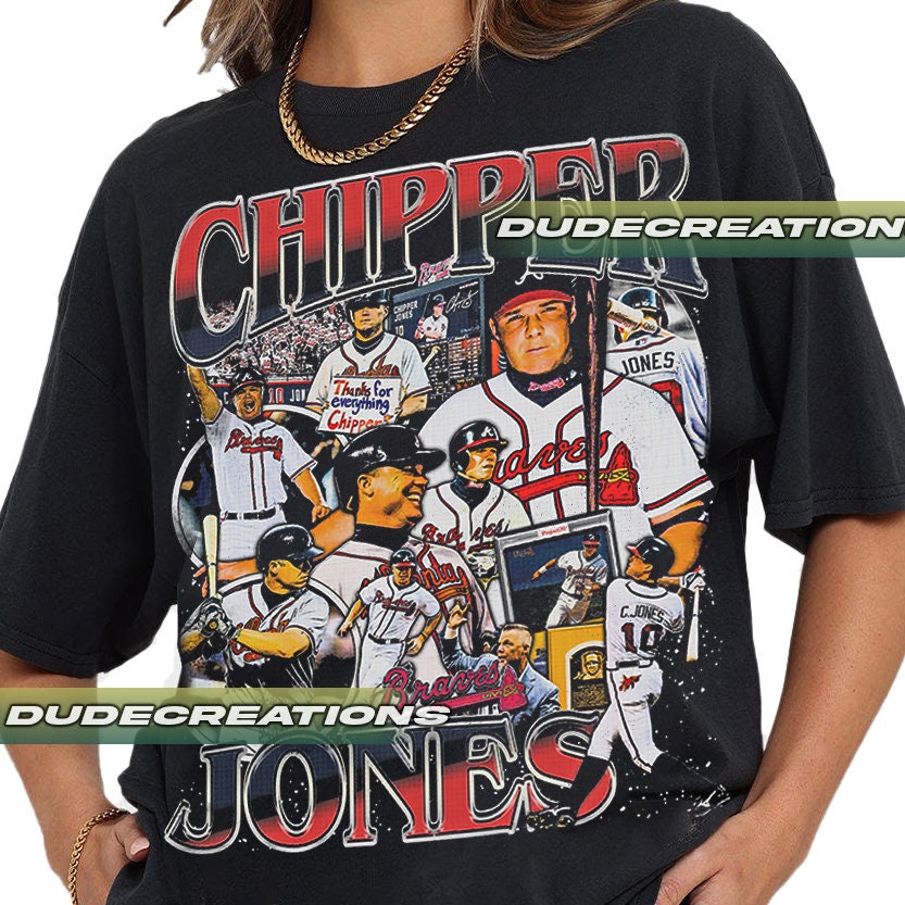 Chipper Jones 10 Atlanta Braves baseball player Vintage shirt, hoodie,  sweater, long sleeve and tank top