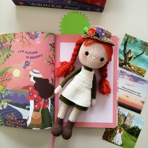 Anne of Green Gables Crochet Doll: Handmade Amigurumi Gift