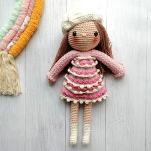 muñeca de crochet,muñeca amigurumi,muñeca de crochet para la venta,regalo de cumpleaños,muñeca amigurumi de crochet,regalo de navidad,niñas para regalo,muñeca en miniatura,juguete,muñeca