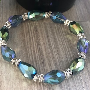 Diamond Cut Beaded Stretchable Bracelet - Best gift for all