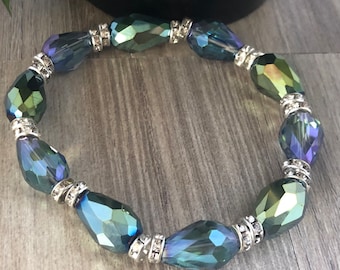 Diamond Cut Beaded Stretchable Bracelet - Best gift for all