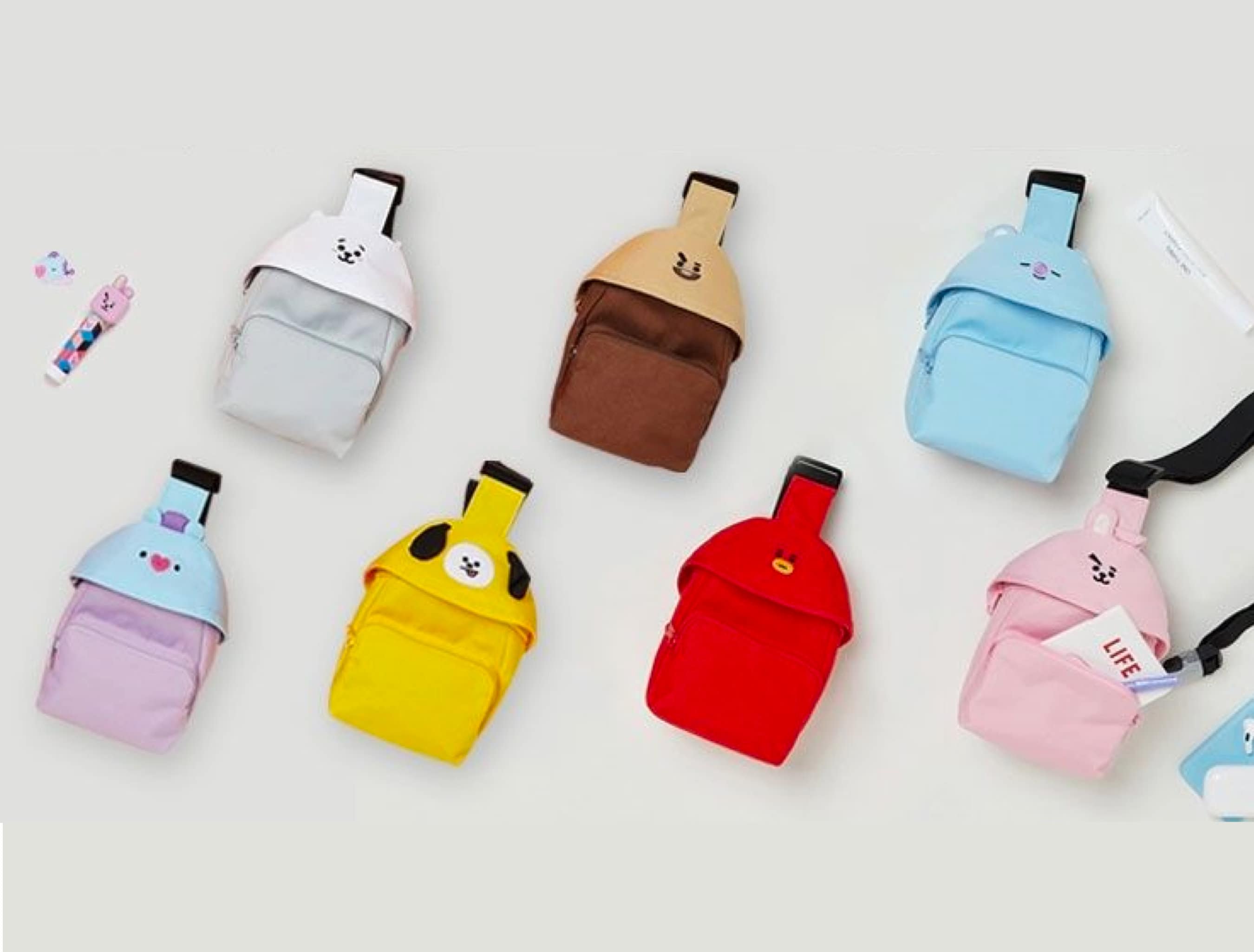 KPOP BTS Army Galaxy Design Backpack Bag (Blue-Pink) price in UAE,   UAE