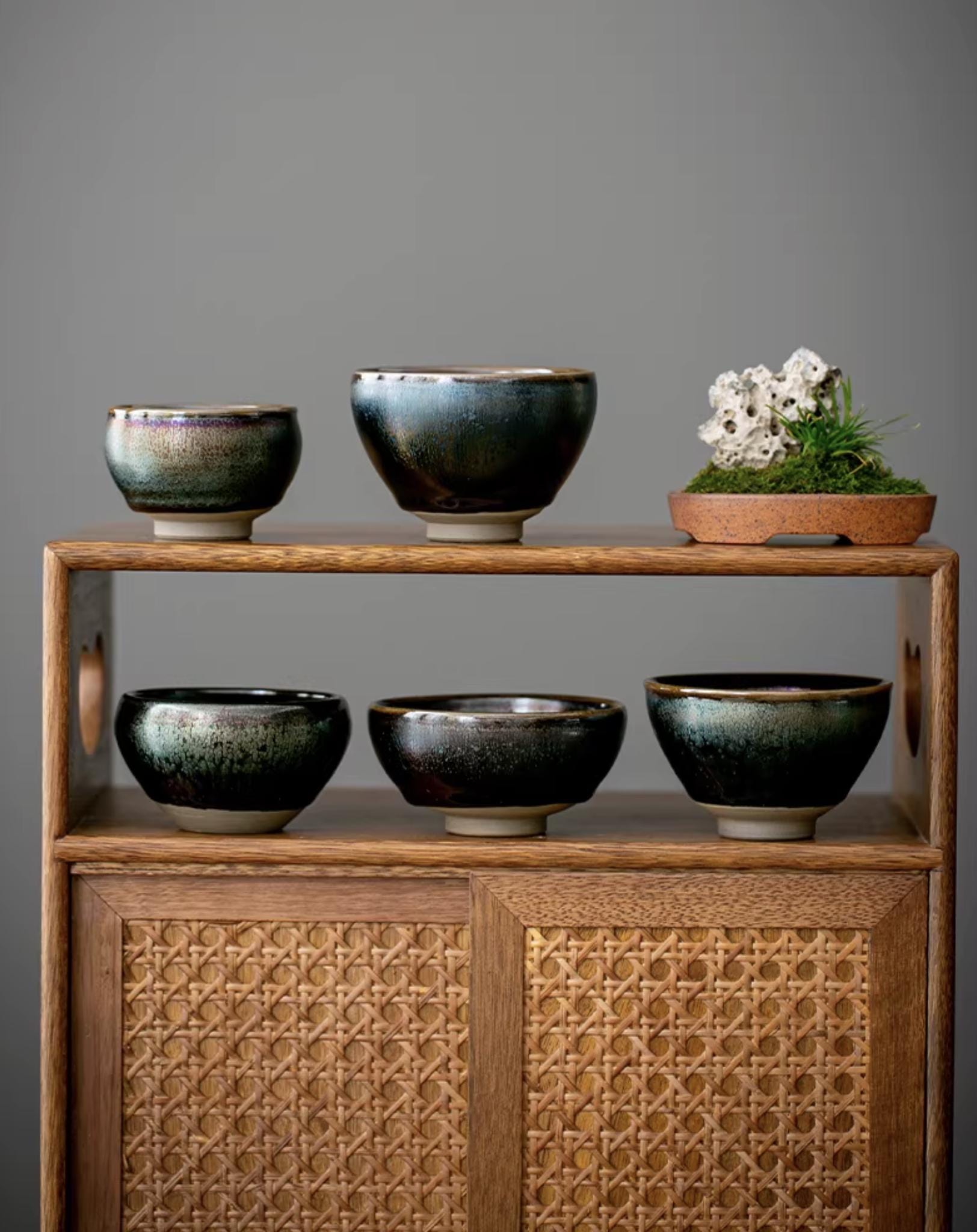 Tenmoku Glazed Vase - Etsy Australia
