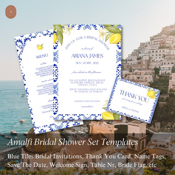 Amalfi “Thank You So Much” Card Set Amalfi “Thank You So Much” Card Set