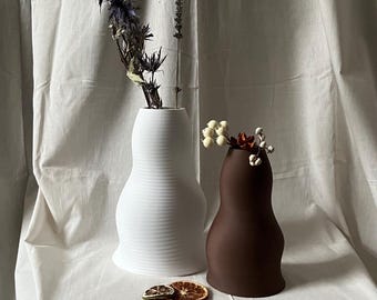 Colt Vase - Dekovase / 3D Druck / Vase / Pampasgras / Trockenblumen / Dekoration / Eukalyptus / Blumenstrauß / Schleierkraut