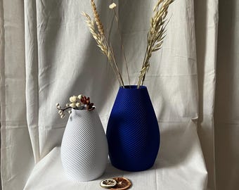 Vase "Vertigo" - Dekovase / 3D Druck / Vase / Pampasgras / Trockenblumen / Dekoration / Eukalyptus / Blumenstrauß / Schleierkraut
