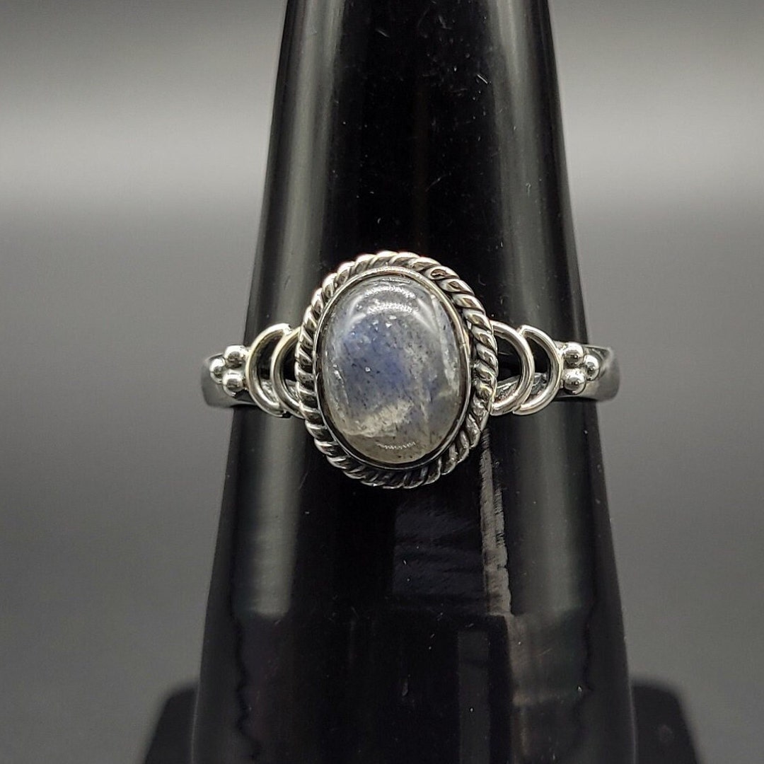 Labradorite Ring, Silver Artisan Ring, 925 Sterling Silver, Handmade ...