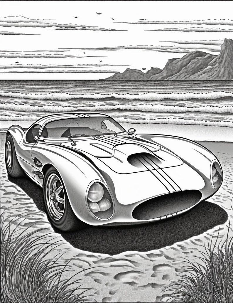 Vintage Cars Coloring Pages: 45 Intricate Classic Vehicles - Etsy