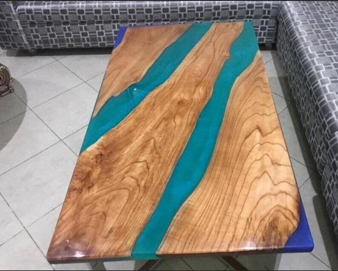 Epoxy Resin Coffee Table/center Table/coffee Table Luxury Epoxy Wooden