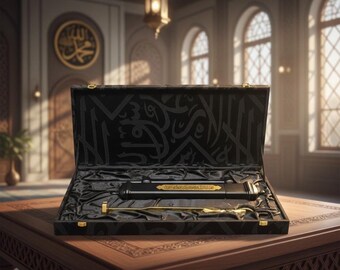 Authentic Black Kaaba Door Key Lock - Makkah Spiritual Heritage