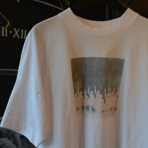 Vintage style t-shirt | heavy cotton | Swan Lake Ballet Ballerinas | Oversized | High collar | Unisex