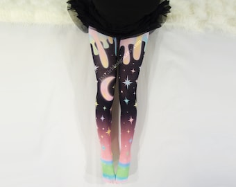 Pastel Goth Tights, Harajuku Drip And Celestial Hosiery