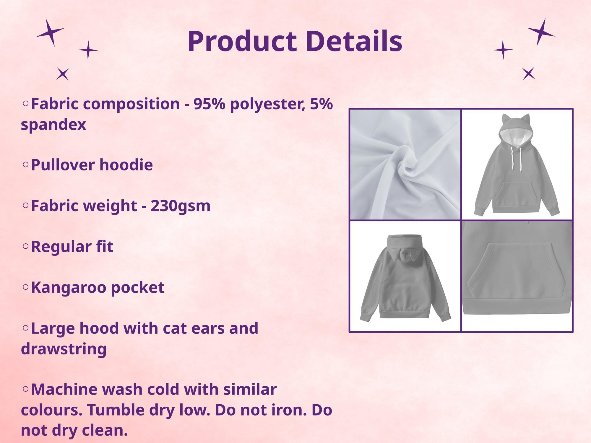 Harajuku Kawaii Cat Ear Hoodie - I AM A CAT main image 1