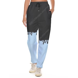 Sweatpants, Pastel Goth Aesthetic, Casual Pants, Jogging Bottoms, Joggers, Pockets, Creepy Cute Trousers, Black Blue Drip Theme