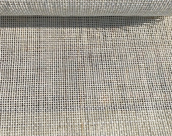 Rattan Cane Webbing 18 Width White Radio Rattan Webbing Cane Woven Mesh, Weave Rattan Webbing Woven For Decor White- Cut To Size