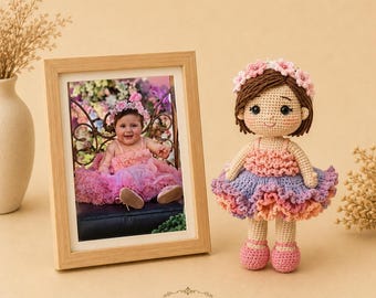 Doll Made From Photo, Look Alike Baby Gift, Birthday Gift For Kids, Mini Me Doll For Kids, , Personalized Kid Portrait, Custom Child Doll