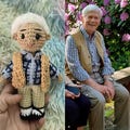 Fathers Day Gift, Look Alike Doll, Anniversary Gift, Memorial Gift Father Mother Doll, Custom Crochet Couples Doll Christmas Custom Gift product logo