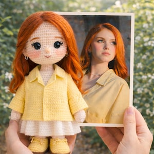 Look Alike Doll, Custom Crochet Doll, Couple Crochet Dolls,  Christmas Gift, Handmade Couple Doll, Personalized Gifts, Gift For Baby