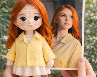 Look Alike Doll, Custom Crochet Doll, Couple Crochet Dolls,  Christmas Gift, Handmade Couple Doll, Personalized Gifts, Gift For Baby